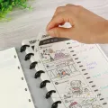 Viajando planificador de relleno para el cuaderno Discbound